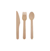 6.5'' Disposable Wooden Cutlery