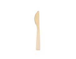 7″ Disposable Bamboo Knife, Compostable