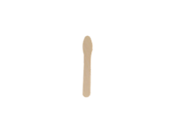 5''  Disposable Wooden Ice Cream Scoop, Compostable
