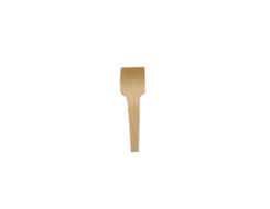 3''  Disposable Wooden Ice Cream Spoon, Compostable