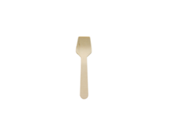 3.8''  Disposable Wooden Ice Cream Spoon, Compostable