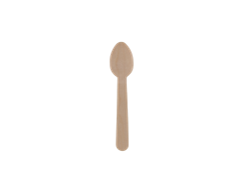 5.5’’ Disposable Wooden Spoon, Compostable