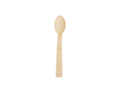 7″ Disposable Bamboo Spoon, Compostable