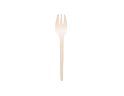 5.4'' Disposable Wooden Fork