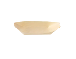 Disposable Wooden Boat Tray, 235x120x5 mm