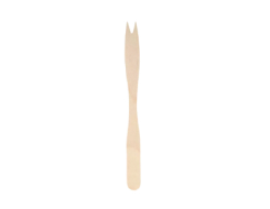 5.5''  Disposable Wooden Fruit Pick / Chip Fork