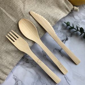 100% Natural Biodegradable Bamboo Cutlery